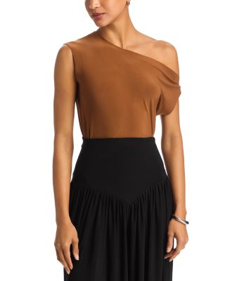 Asymmetric Drop Shoulder Top