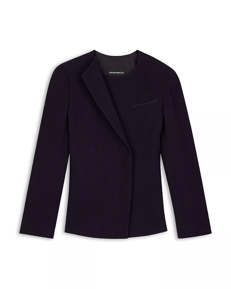 Emporio Armani Asymmetric Wool Blazer