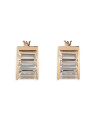 Baguette Hoop Earrings