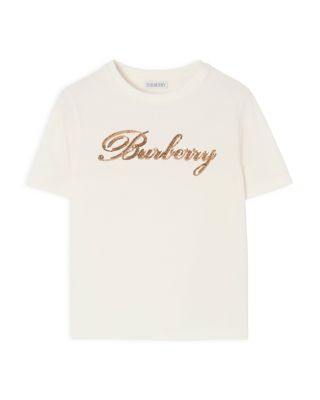 Girls' Cedar Sequin Logo Cotton Tee – Little Kid, Big Kid