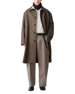 Wool Blend Oversized Overcoat