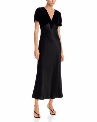 Rails Dory Velvet & Satin Midi Dress - Exclusive