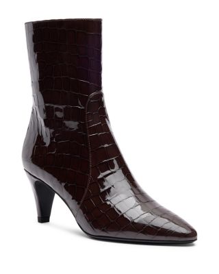 Stuart Weitzman Women's Lennon 60 Patent Leather Ankle Boots