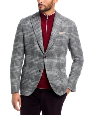 Single Breasted Soft Check Jacket