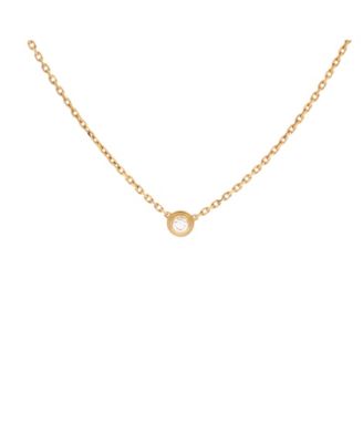 Pre-Owned Cartier Xs Cartier D'Amour Pendant Necklace 18K Gold and Diamond, 14.75