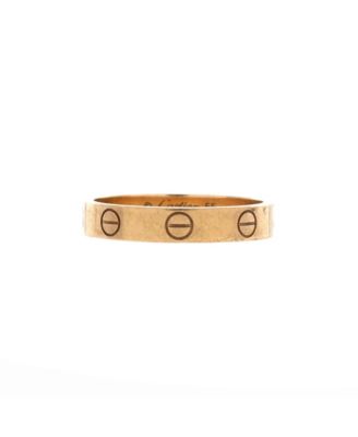  Love Wedding Band Ring 18K Gold