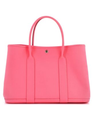 36 Garden Party Tote Leather