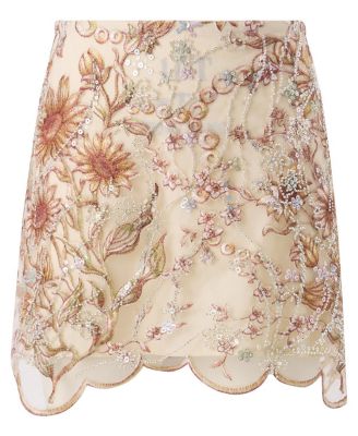 Girls' Starla Sequin Embroidered Mini Skirt - Little Kid, Big Kid