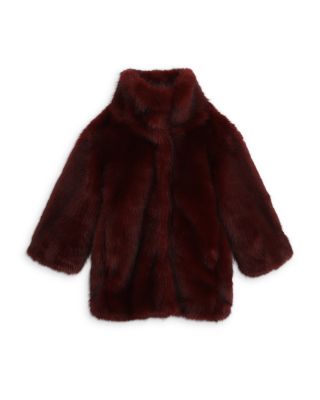 Girls' Faux Fur Coat - Big Kid