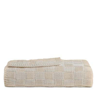 Basketweave Cotton Throw