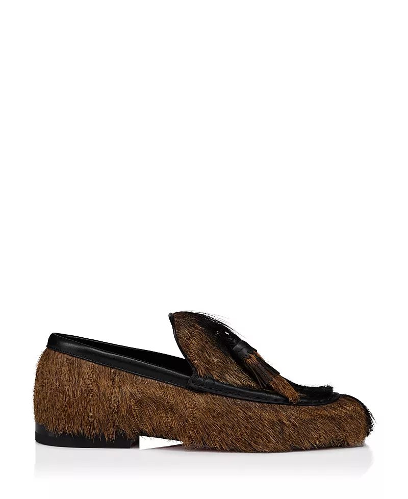 Christian Louboutin Women's Rochelle Fur Loafer