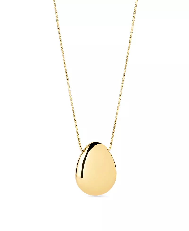 Ana Luisa Gold Large Pebble Pendant