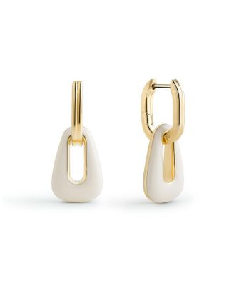 Mod Off White Drop Earrings