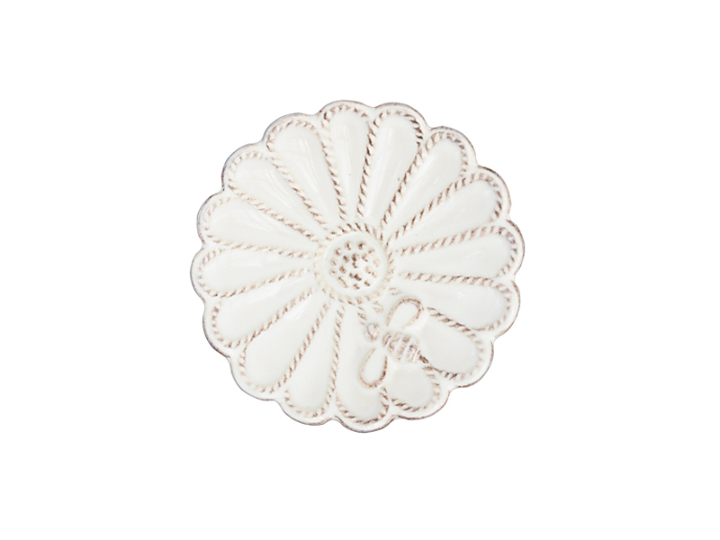 Juliska Jardins Du Monde Whitewash 3.5 Mini Blossom Dish In Whitewash