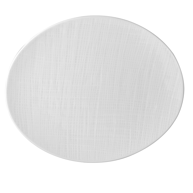 Bernardaud Organza Oval Platter In White