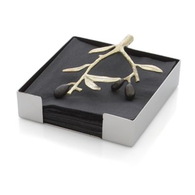 Michael Aram - Olive Branch Cocktail Napkin Holder