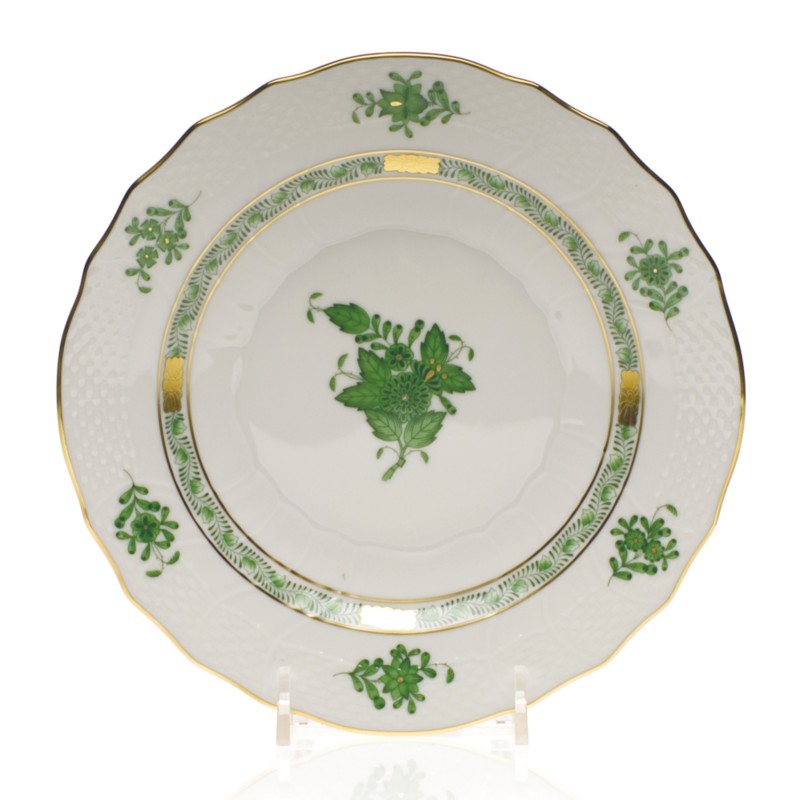 Herend Chinese Bouquet Salad Plate in Green