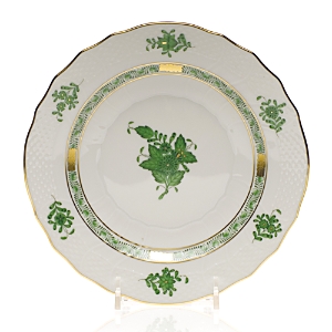 Herend Chinese Bouquet Salad Plate In Green