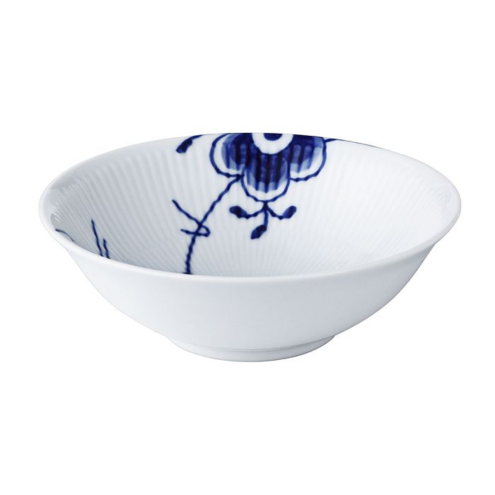 Shop Royal Copenhagen Blue Fluted Mega Cereal Bowl, 6.25 In White With Hand Painted Blue Decoration