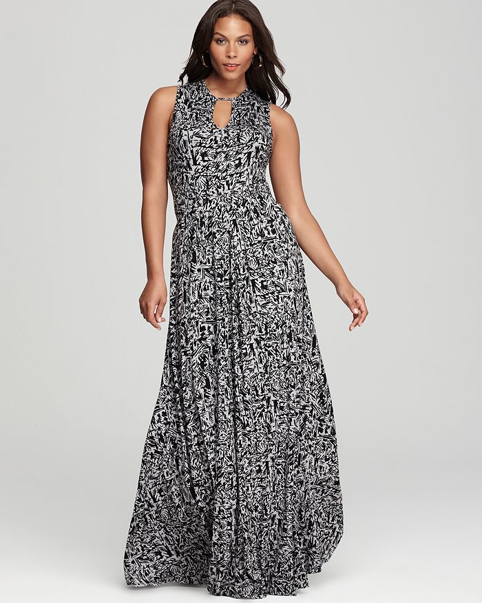 Rachel Pally White Label Plus Isadora Printed Maxi Dress