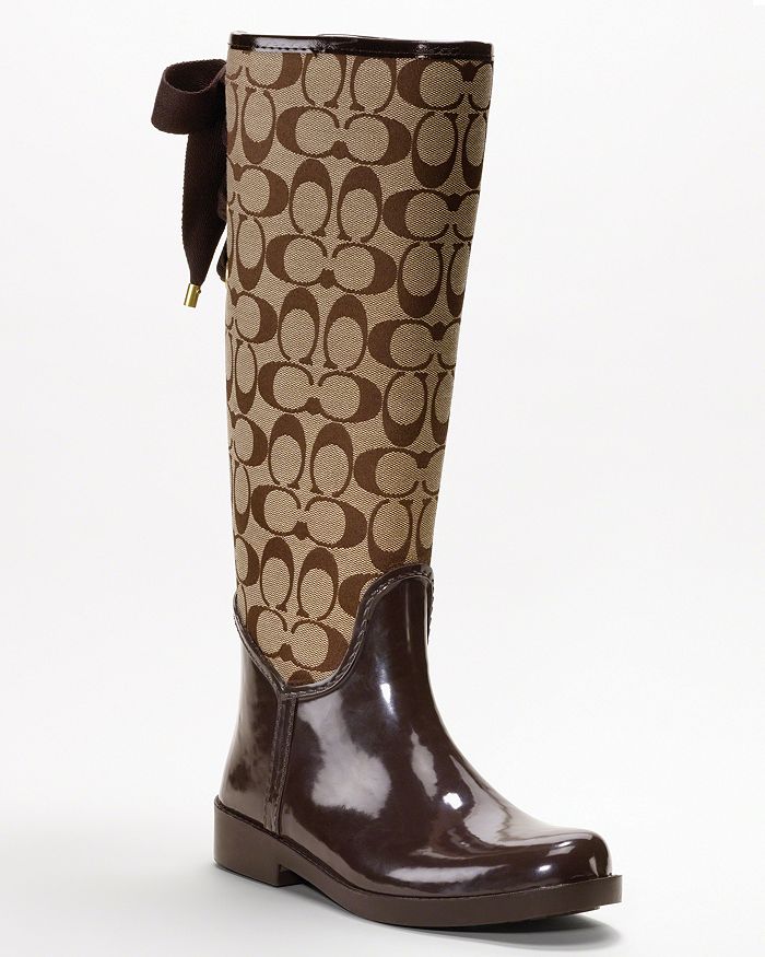 Coach tristee best sale rain boots