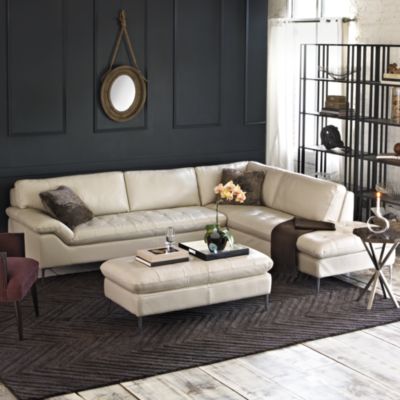 Corsica 2-Piece Leather Sectional