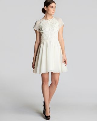 ted baker embellished dress