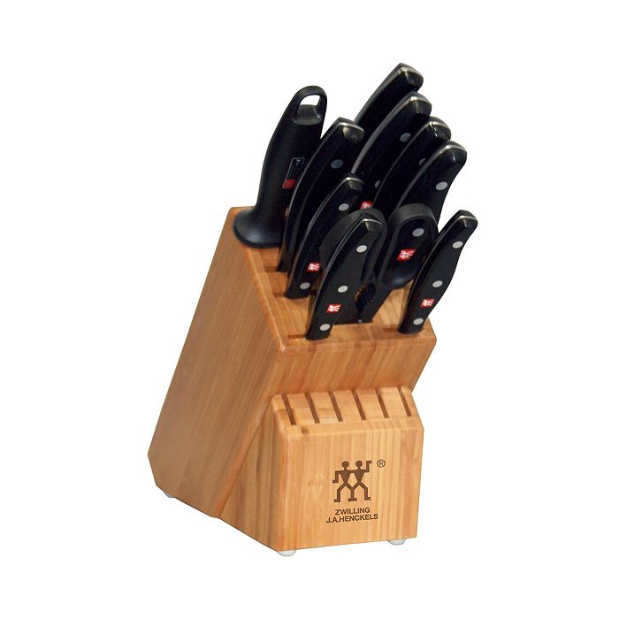Zwilling J.a. Henckels Twin Signature 11-piece Knife Block Set In Silver