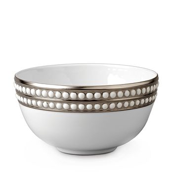 L'Objet - Perl&eacute;e Platinum Soup Bowl