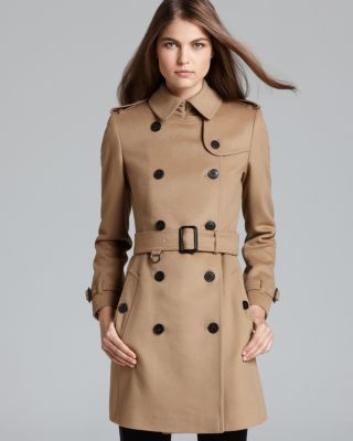 burberry black wool coat double breasted