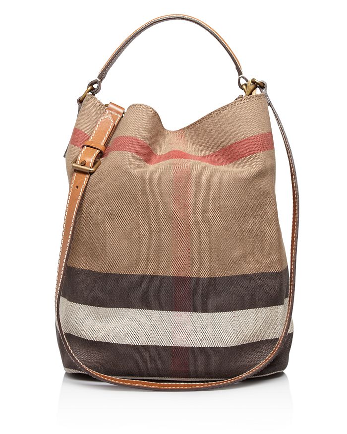 Burberry Pre-owned Women's Fabric Handbag - Brown - One Size