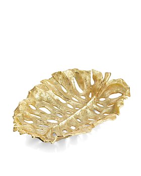 Michael Aram - Monstera Leaf Gold Centerpiece