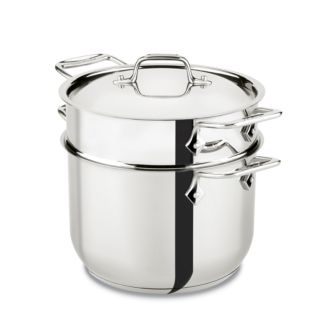All-Clad Gourmet Accessories 6-Quart Pasta Pot with Lid, Stainless Steel | Bloomingdale's