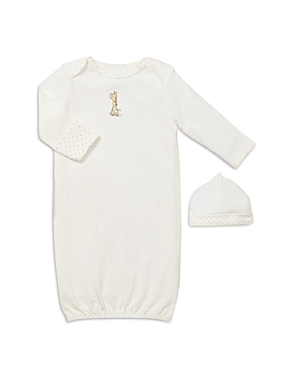 Little Me Unisex Giraffe Gown & Hat - Baby Little Me Unisex Giraffe Gown & Hat - Baby