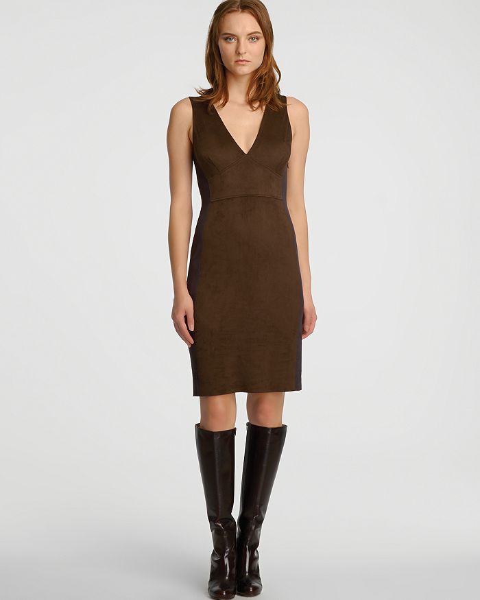 Halston heritage new arrivals colorblock dress