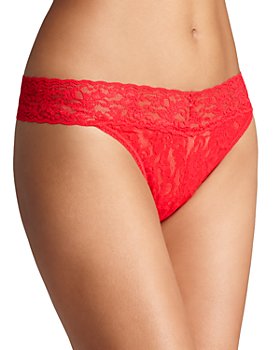 Signature Stretch Lace Low Rise Thong, Bundle 5 for $40