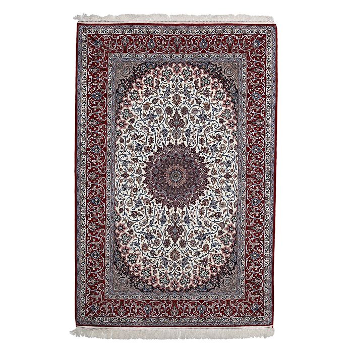 Bloomingdale's Isfahan Collection Persian Rug, 5'4 X 8' In Ivory