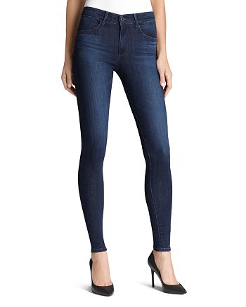 Farrah High Rise Ankle Skinny Jeans in Brooks