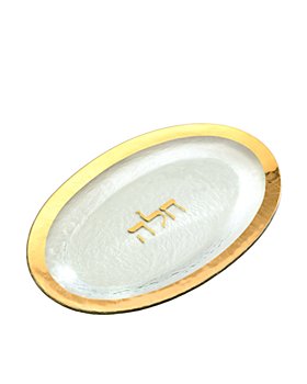 Annieglass - Judaica Challah Platter, Gold