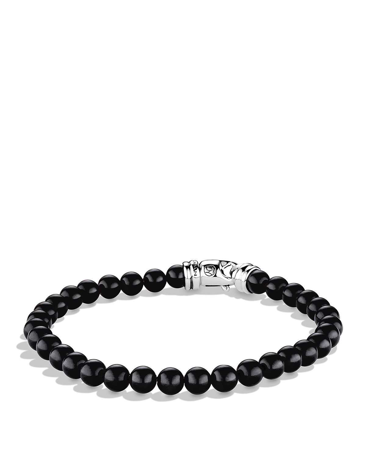 David Yurman Men's Spiritual Beads Bracelet with Black Onyx