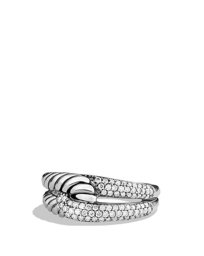 David Yurman Labyrinth Single Loop Ring with Diamonds Bloomingdale s