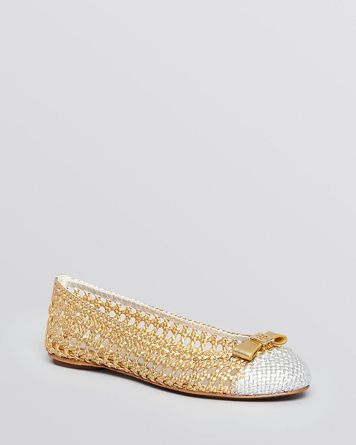 Tory Burch Ballet Flats Carlyle Woven Bloomingdale s