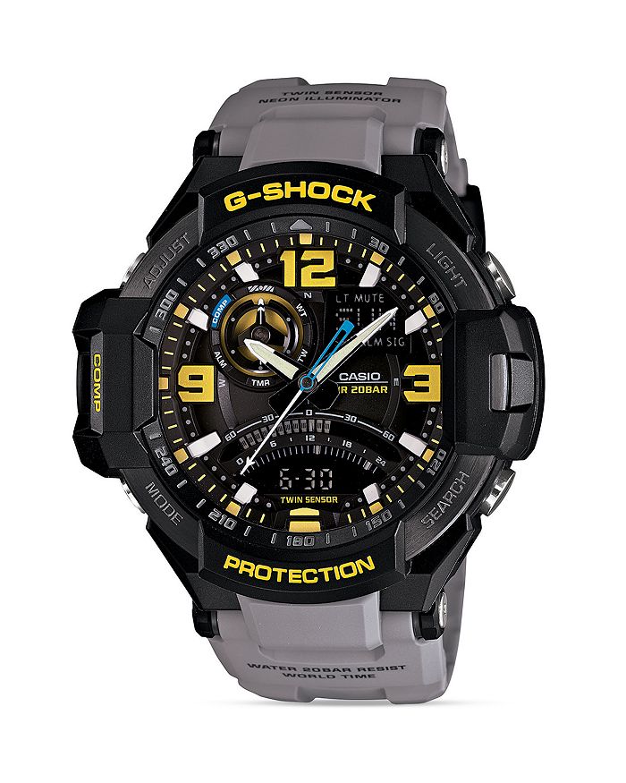 G shock deals aviator black