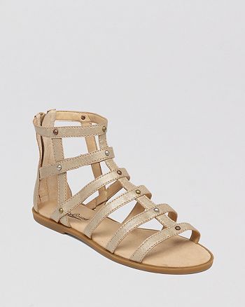 Lucky Brand Open Toe Flat Gladiator Sandals - Beverlee | Bloomingdale's