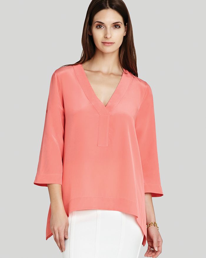 Bcbgmaxazria silk top outlet