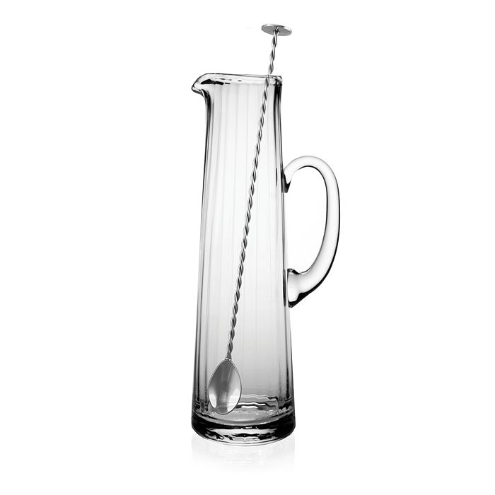 William Yeoward Crystal American Bar Corinne Tall Cocktail Jug With Spoon In Clear