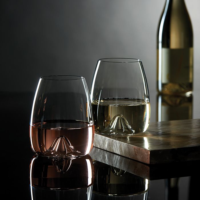 Shop Waterford Elegance Stemless Wine Glass, Pair In Clear