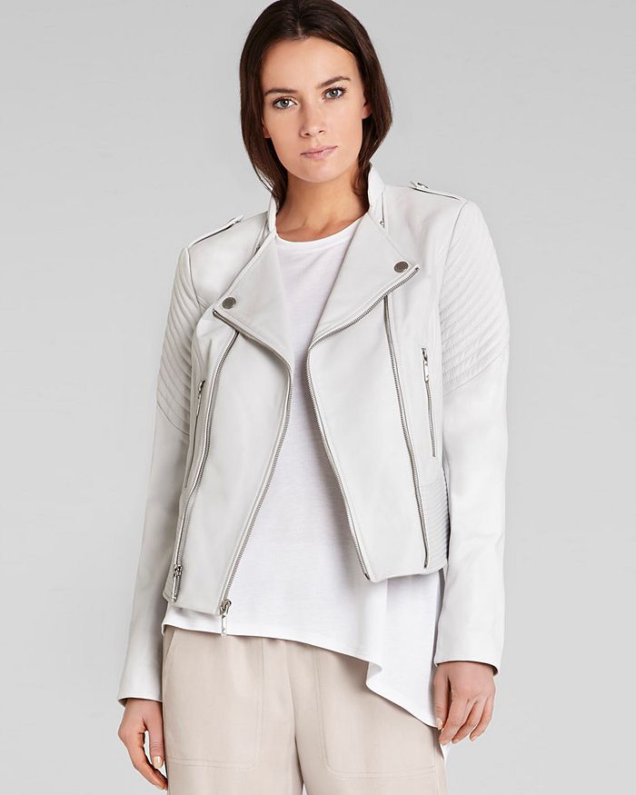 BCBGMAXAZRIA Jacket - Jennifer Asymmetric Leather | Bloomingdale's