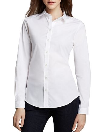 Burberry Basic Button-Down Blouse | Bloomingdale's