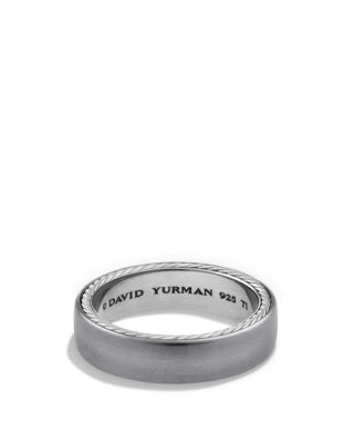 David Yurman - Men's Streamline&reg; Narrow Band Ring